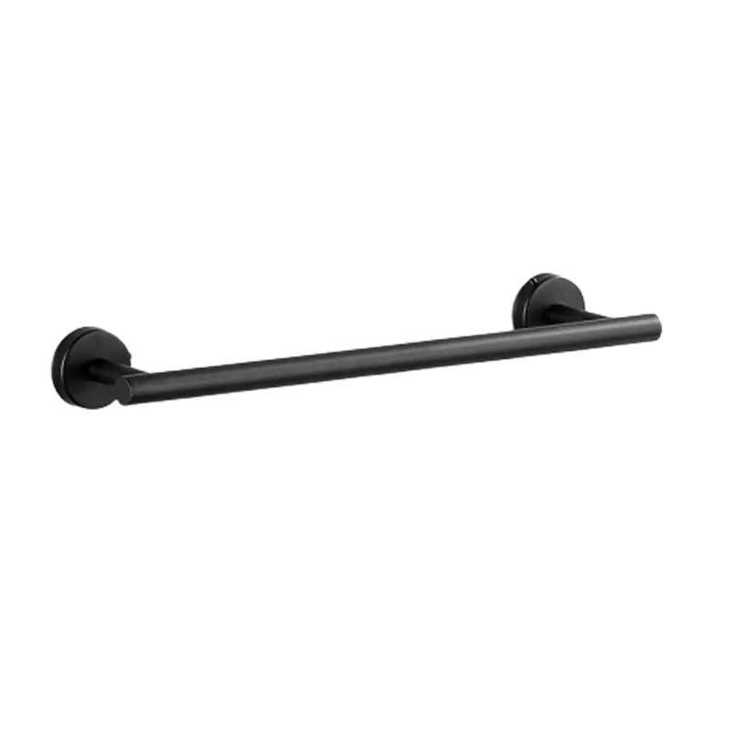 Kalsten | Modern Bathroom Hardware Set in Stainless Steel Brushed Chrome Towel Bar/Ring & Bathrobe Hook