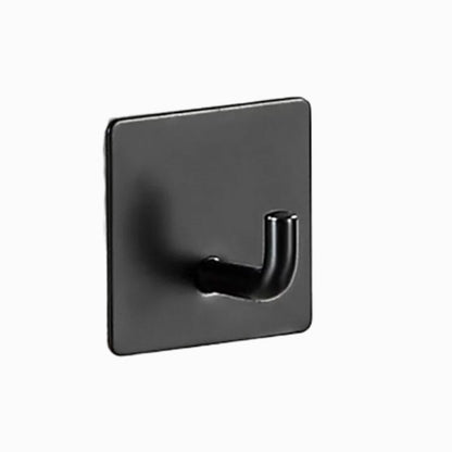 BowLift | Modern Bathroom Hardware Set in Stainless Steel Brushed Chrome Towel Bar/Ring & Bathrobe Hook