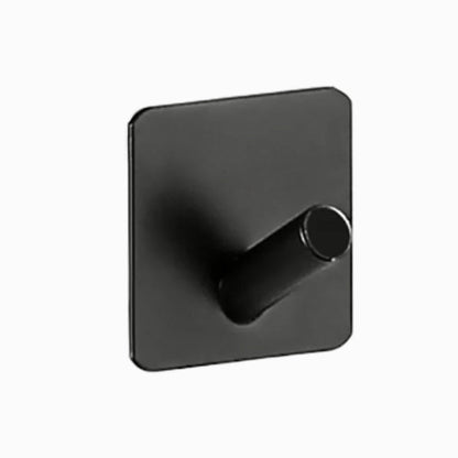 BowLift | Modern Bathroom Hardware Set in Stainless Steel Brushed Chrome Towel Bar/Ring & Bathrobe Hook