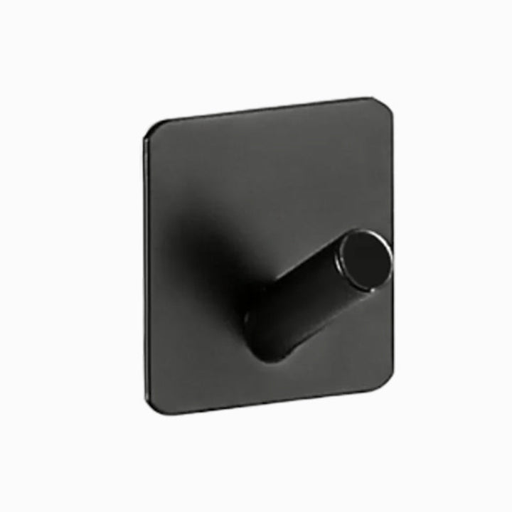 Kalsten | Modern Bathroom Hardware Set in Stainless Steel Brushed Chrome Towel Bar/Ring & Bathrobe Hook