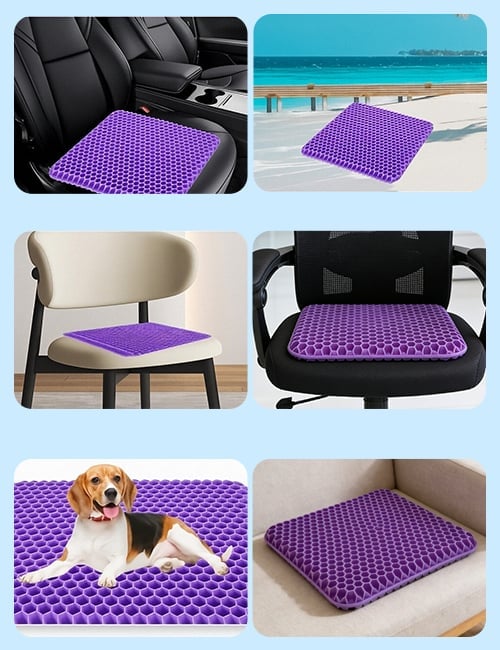 Gel seat cushion for comfortable sitting | Kalsten