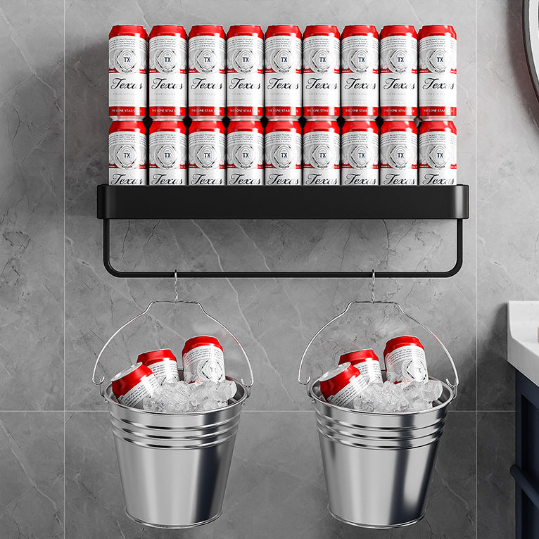 Kalsten | Contemporary Bathroom Accessories Hardware Set Aluminum Bathroom Shelf