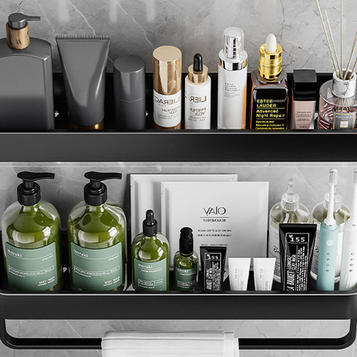 Kalsten | Contemporary Bathroom Accessories Hardware Set Aluminum Bathroom Shelf