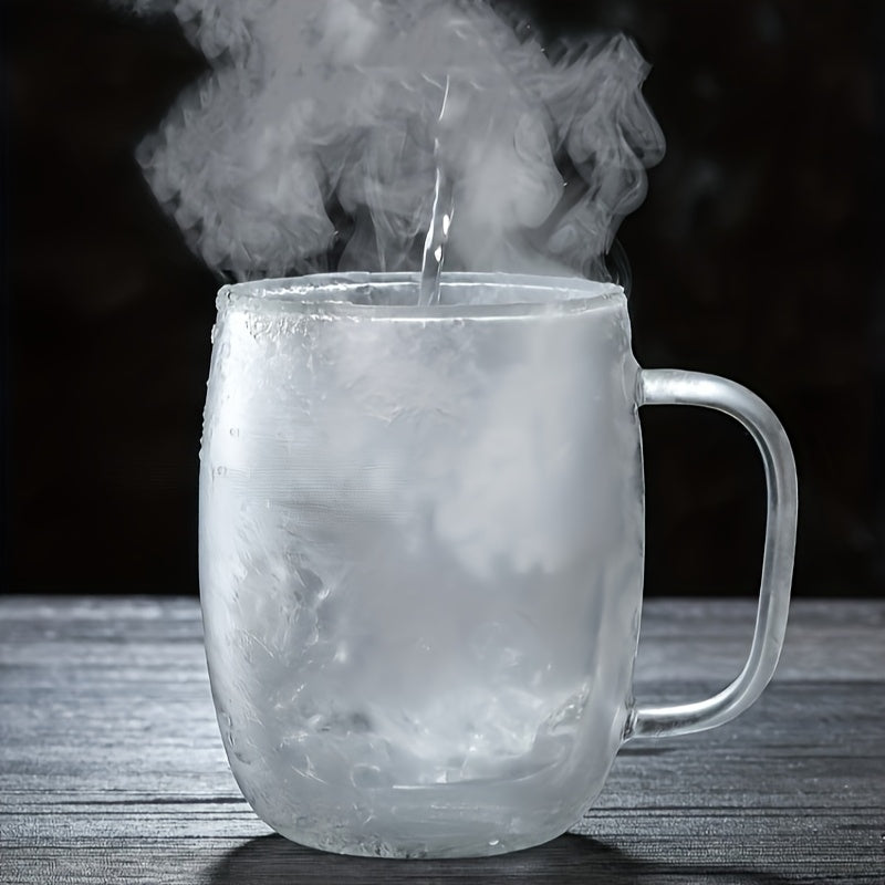 ThermoSip Double-Walled Glass Mug (Heat-Resistant)