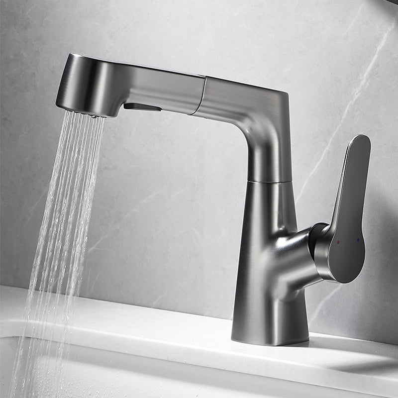Kalsten | Extendable Vessel Water Tap Modern Sink Faucet with a Lever Handle
