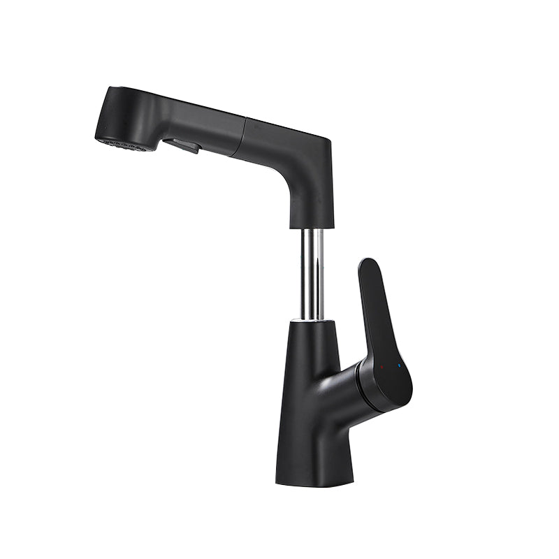Kalsten | Extendable Vessel Water Tap Modern Sink Faucet with a Lever Handle