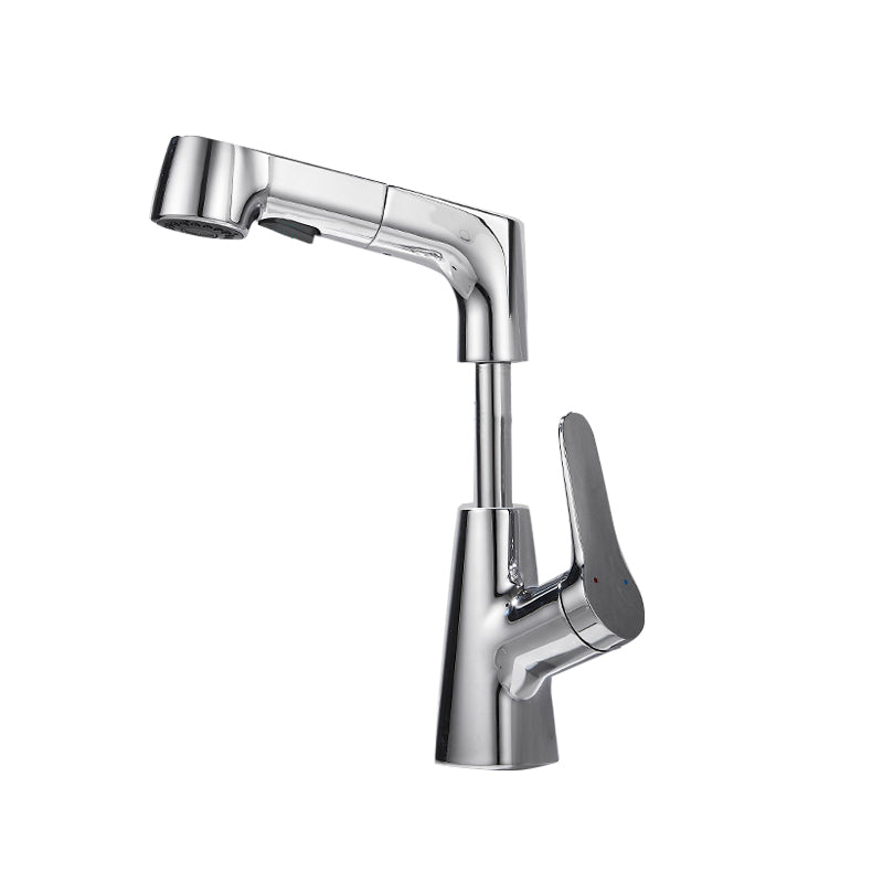 Kalsten | Extendable Vessel Water Tap Modern Sink Faucet with a Lever Handle