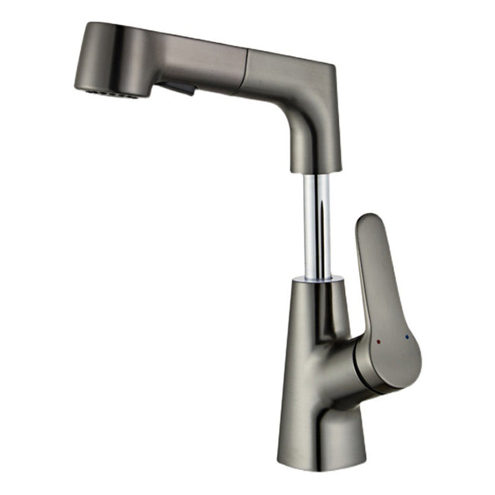 Kalsten | Extendable Vessel Water Tap Modern Sink Faucet with a Lever Handle