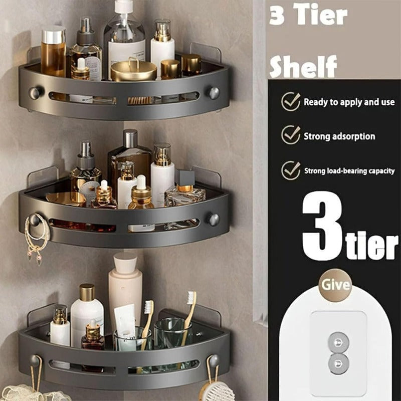 No-Drill Triangle Shower Shelf | Kalsten