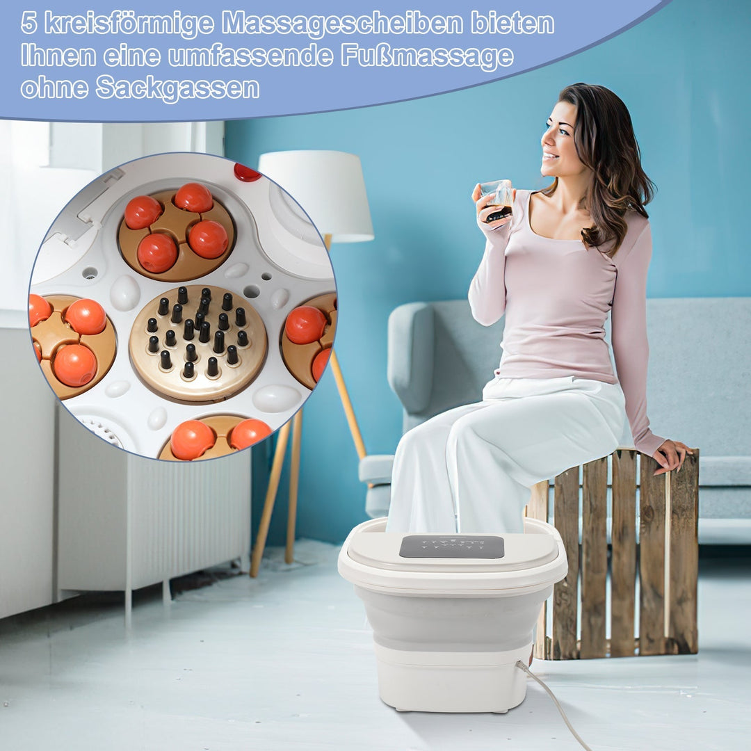 Electric foot massage device heating foldable | Kalsten