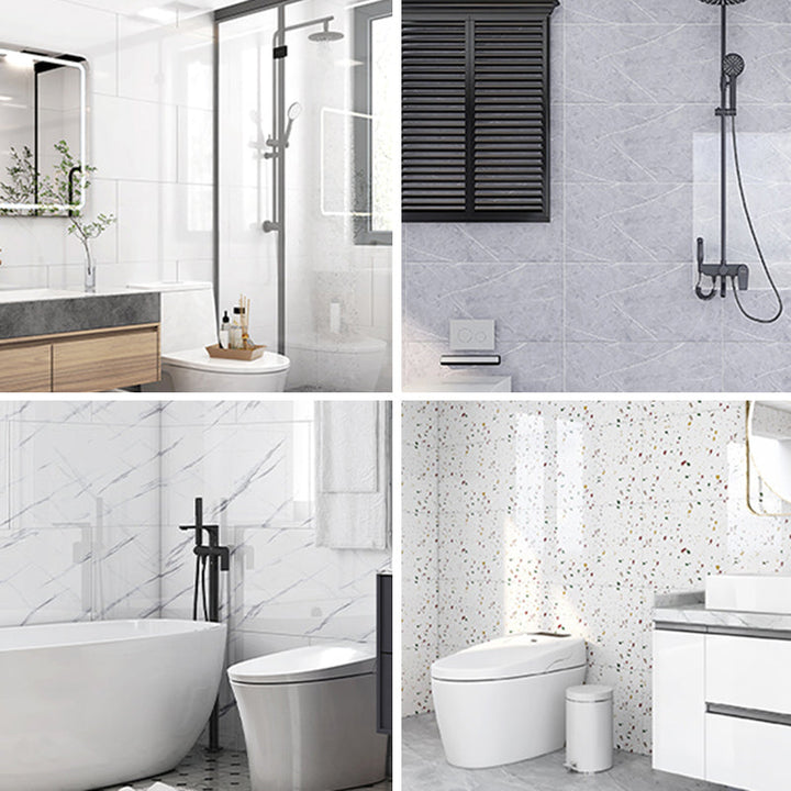 Kalsten | Single Tile Peel and Stick Back Splash Modern Style Bathroom Peel and Stick Back Splash