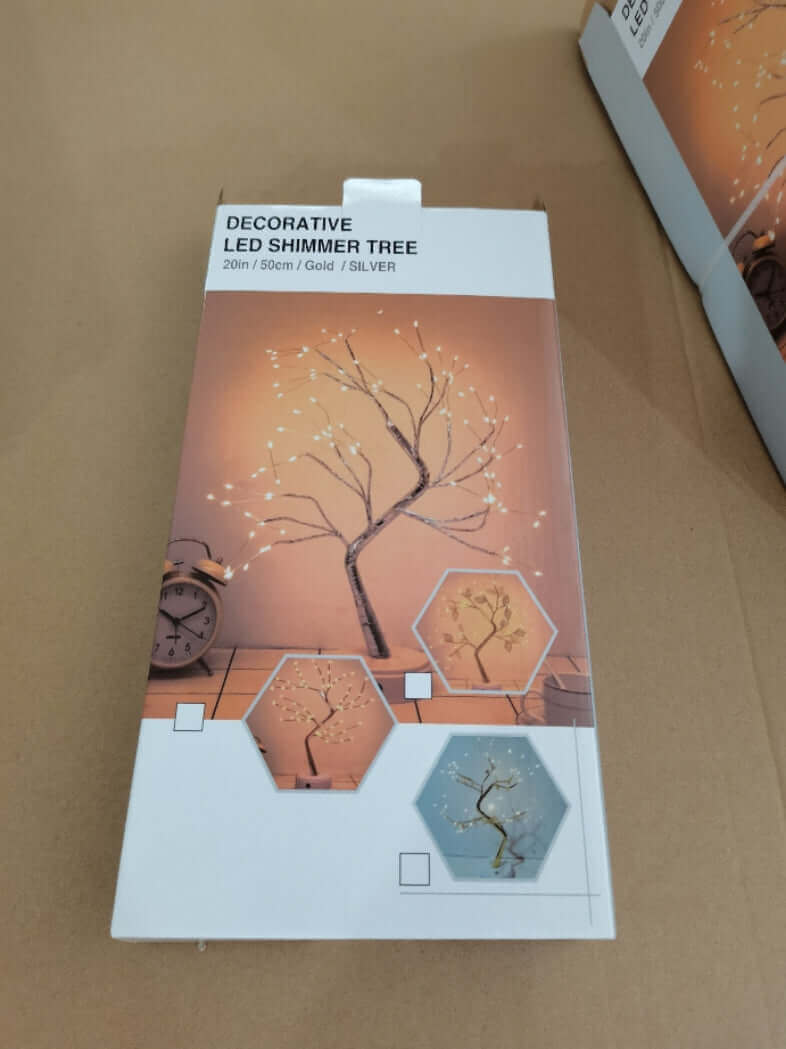 LED USB Fire Tree Light Copper Wire Table Lamps Night Light | Kalsten