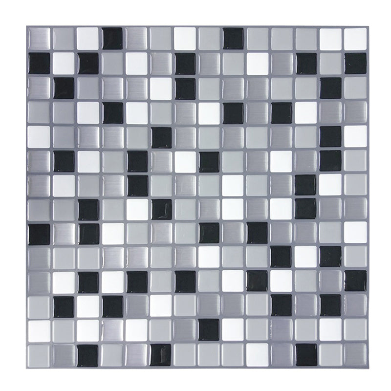 Kalsten | Peel-and-Stick Tile Square Stain-Resistant Mosaic Peel-and-Stick Tile for the Kitchen