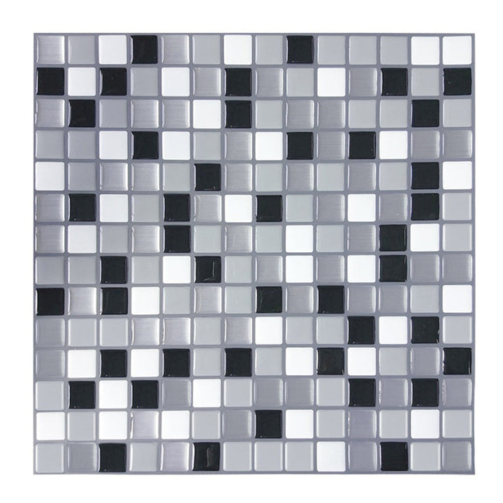 Kalsten | Peel-and-Stick Tile Square Stain-Resistant Mosaic Peel-and-Stick Tile for the Kitchen