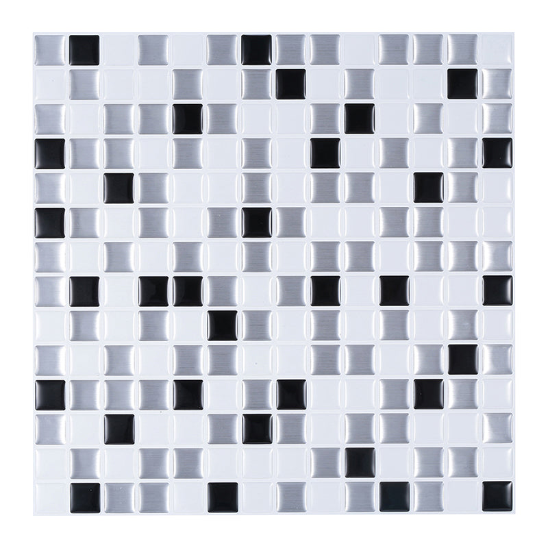 Kalsten | Peel-and-Stick Tile Square Stain-Resistant Mosaic Peel-and-Stick Tile for the Kitchen