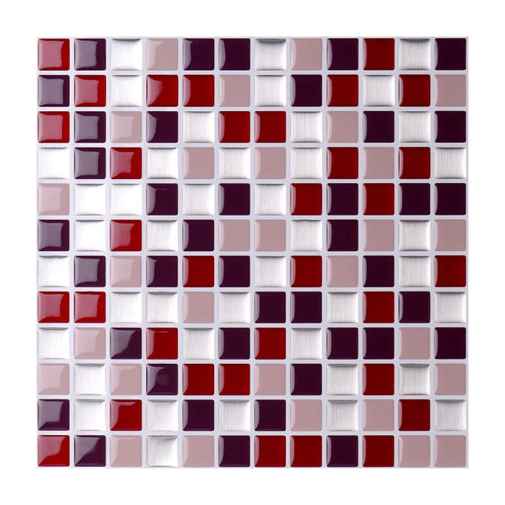 Kalsten | Peel-and-Stick Tile Square Stain-Resistant Mosaic Peel-and-Stick Tile for the Kitchen