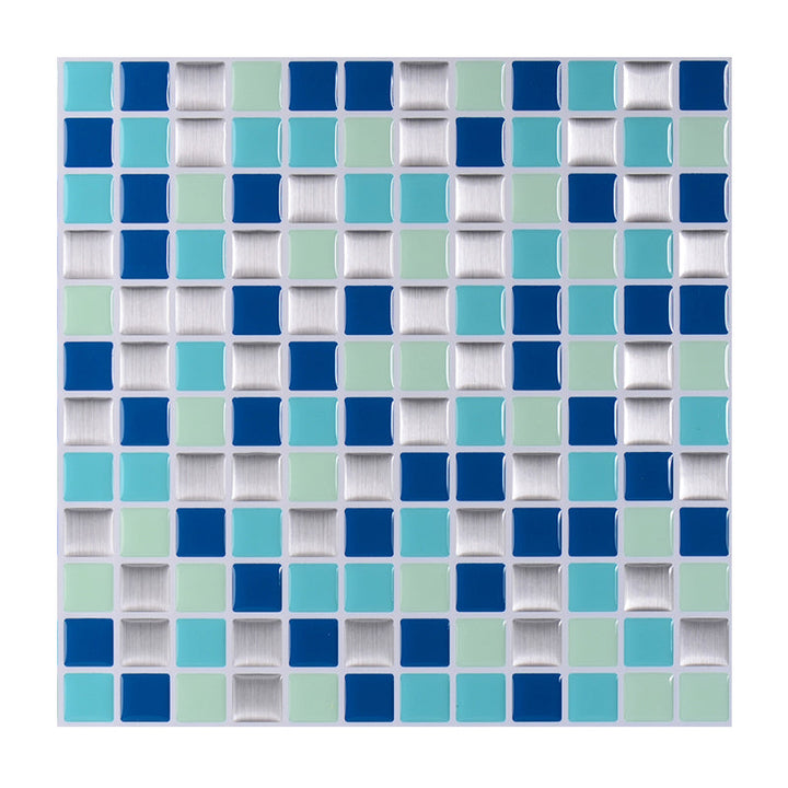 Kalsten | Peel-and-Stick Tile Square Stain-Resistant Mosaic Peel-and-Stick Tile for the Kitchen