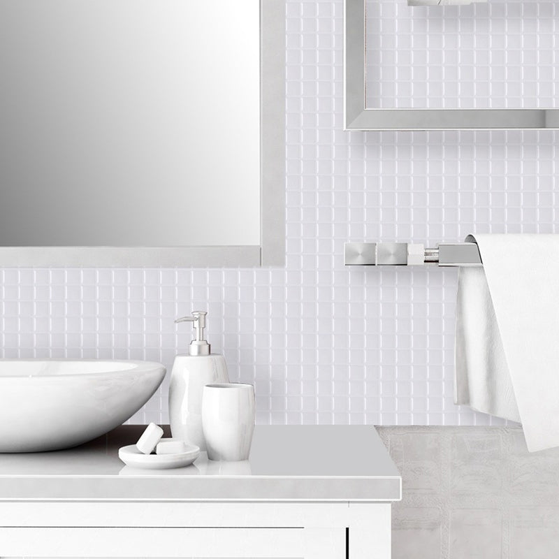 Kalsten | Peel-and-Stick Tile Square Stain-Resistant Mosaic Peel-and-Stick Tile for the Kitchen