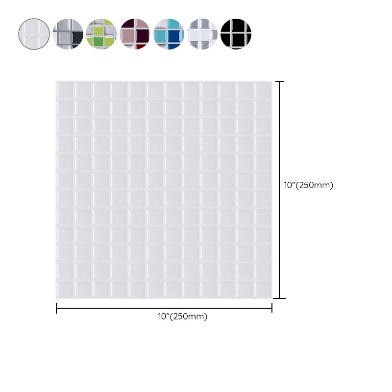 Kalsten | Peel-and-Stick Tile Square Stain-Resistant Mosaic Peel-and-Stick Tile for the Kitchen