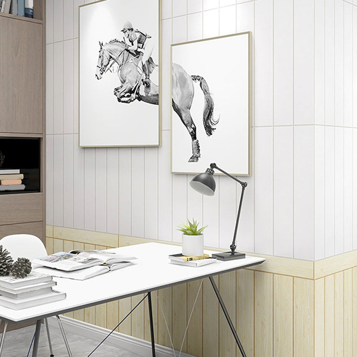 Kalsten | Living Room Wall Paneling Peel and Stick Wood Look Design Waterproof Wall Paneling
