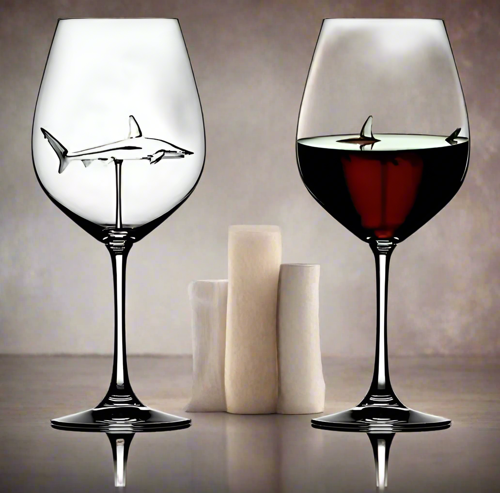 BowLift | Built-in Shark Sea Wine Glasses