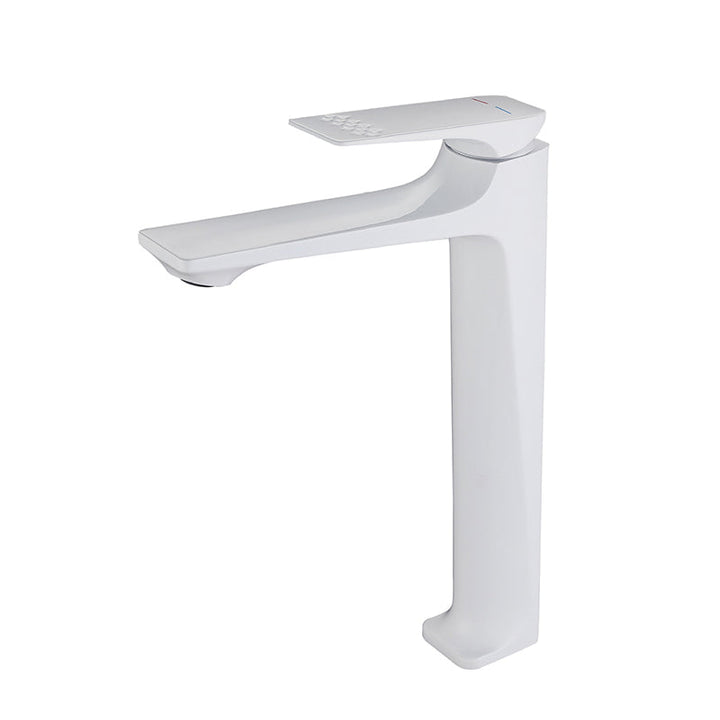 Kalsten | Modern Vessel Sink Faucet Copper Lever Handle Low Arc Vessel Faucet for the Bathroom