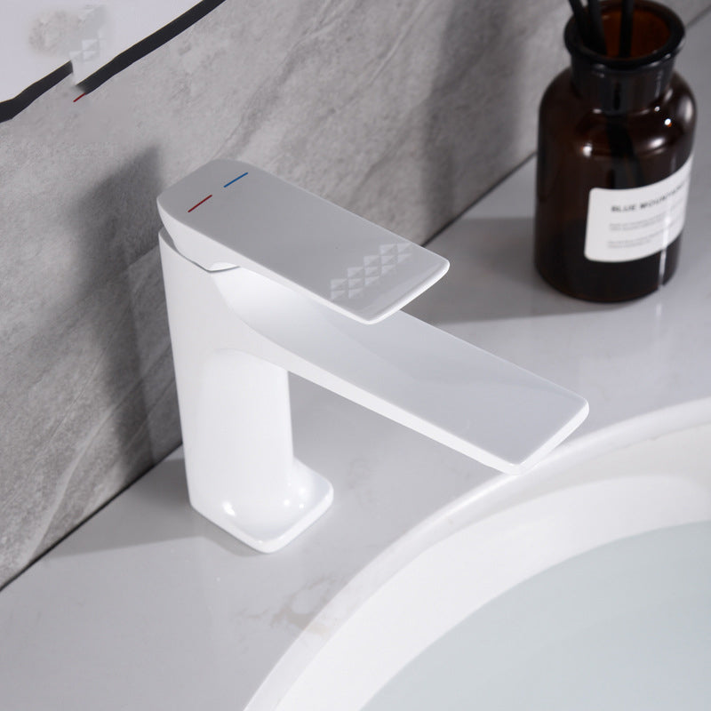 Kalsten | Modern Vessel Sink Faucet Copper Lever Handle Low Arc Vessel Faucet for the Bathroom