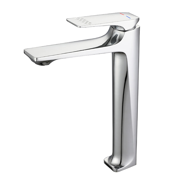 Kalsten | Modern Vessel Sink Faucet Copper Lever Handle Low Arc Vessel Faucet for the Bathroom