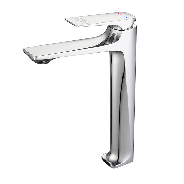 Kalsten | Modern Vessel Sink Faucet Copper Lever Handle Low Arc Vessel Faucet for the Bathroom