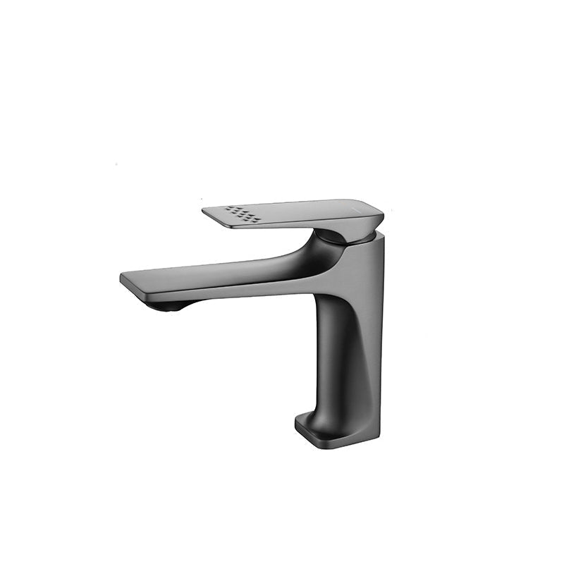 Kalsten | Modern Vessel Sink Faucet Copper Lever Handle Low Arc Vessel Faucet for the Bathroom