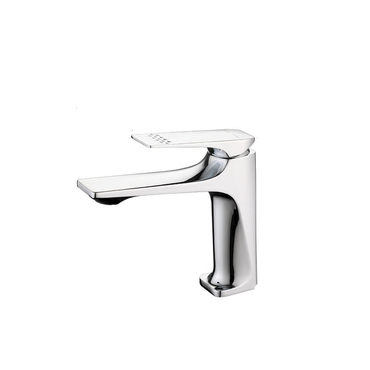 Kalsten | Modern Vessel Sink Faucet Copper Lever Handle Low Arc Vessel Faucet for the Bathroom