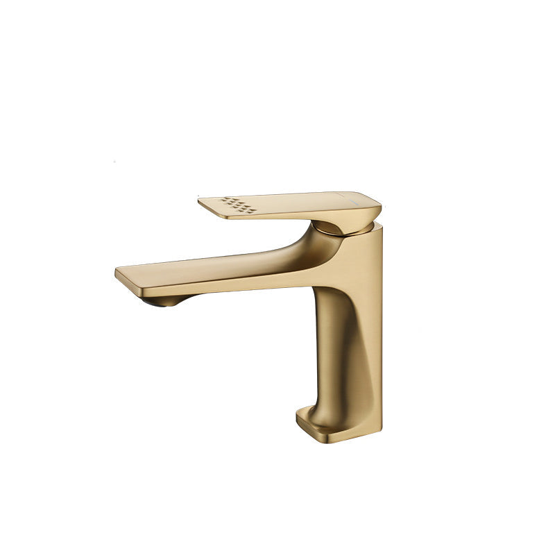 Kalsten | Modern Vessel Sink Faucet Copper Lever Handle Low Arc Vessel Faucet for the Bathroom