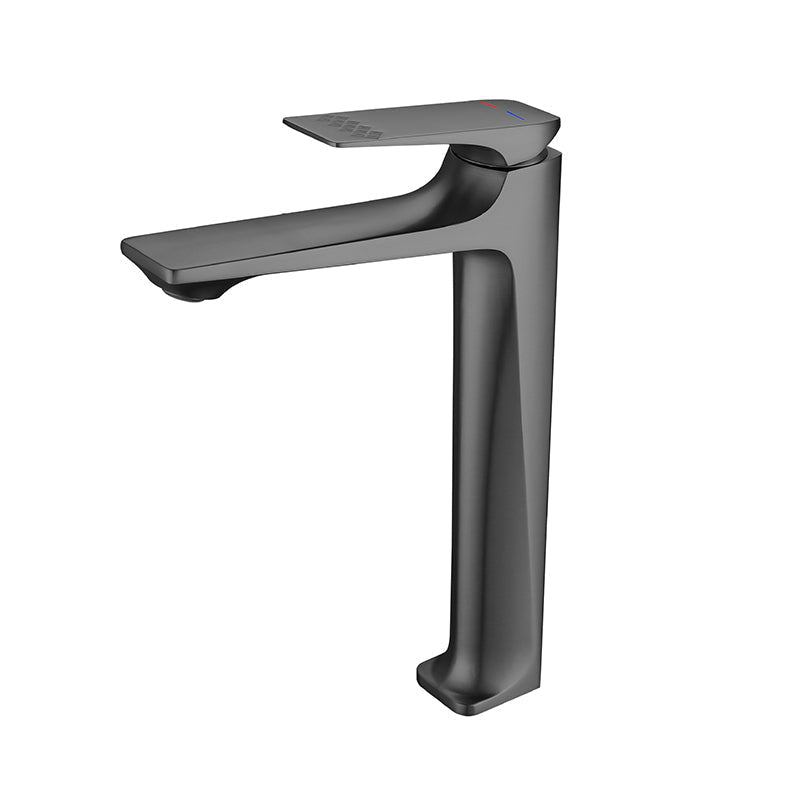Kalsten | Modern Vessel Sink Faucet Copper Lever Handle Low Arc Vessel Faucet for the Bathroom