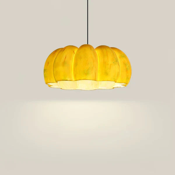 Eco-friendly Resin Pumpkin Pendant Light | Kalsten