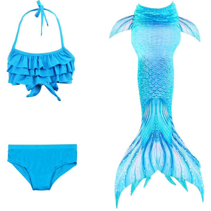 Kalsten | Girls Mermaid Tail Kids Swimsuit Bikini Set