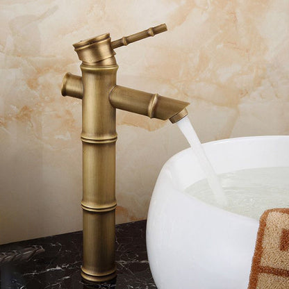 BowLift | Country house vessel water tap brass lever handles waterfall outlet sink faucet