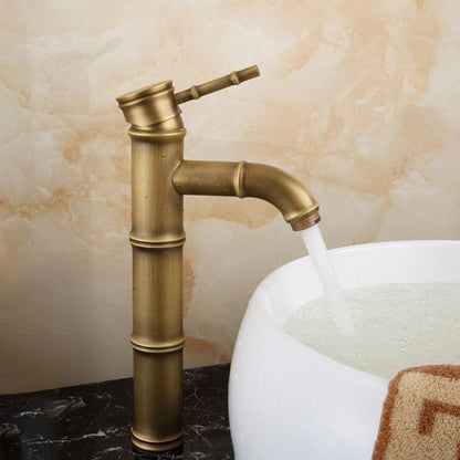 BowLift | Country house vessel water tap brass lever handles waterfall outlet sink faucet