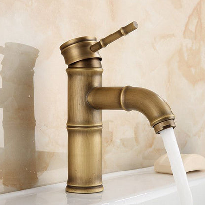 BowLift | Country house vessel water tap brass lever handles waterfall outlet sink faucet