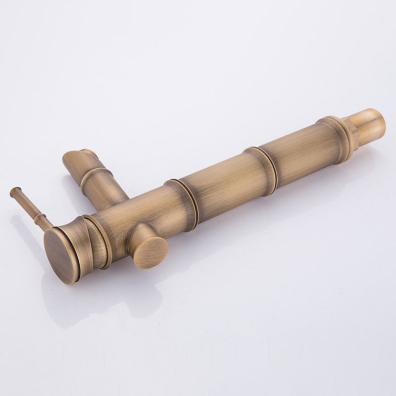 BowLift | Country house vessel water tap brass lever handles waterfall outlet sink faucet