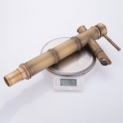 BowLift | Country house vessel water tap brass lever handles waterfall outlet sink faucet
