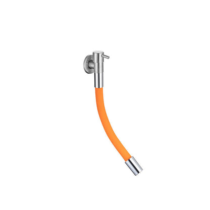 Brehn | Contemporary wall-mounted bathroom faucet with stainless steel lever handles