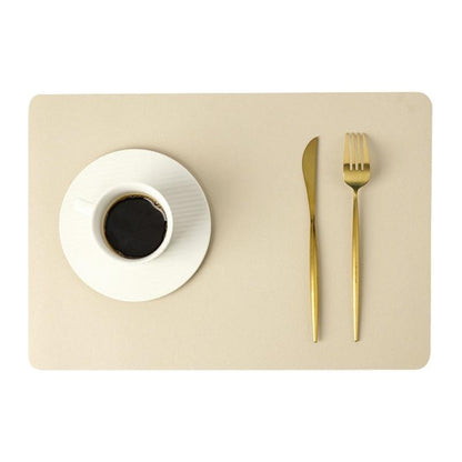 BowLift | Modern rectangular waterproof PU leather placemats