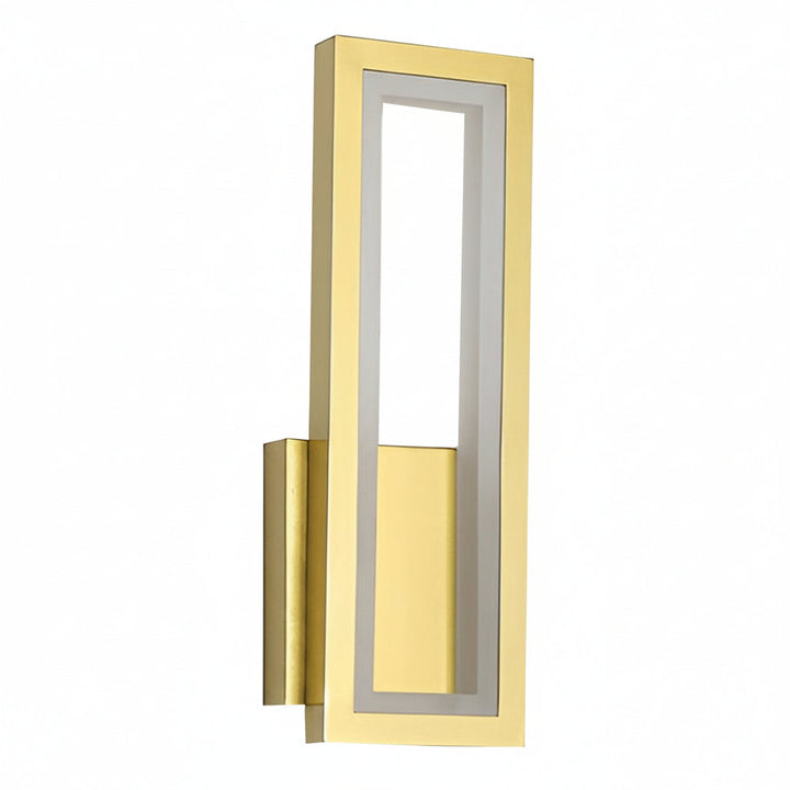 Modern Linear LED Wall Sconce – Minimalist Iron & Acrylic Rectangular Wall Light | Kalsten