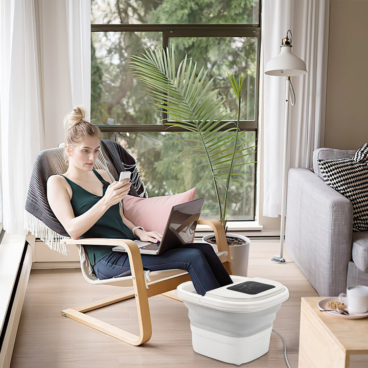 Electric foot massage device heating foldable | Kalsten