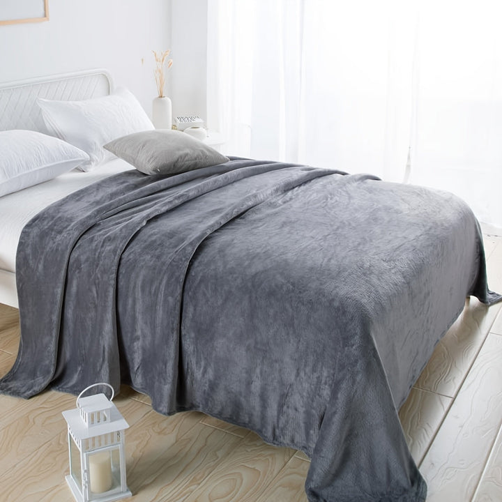 Gray Flannel Blanket: Luxury Comfort for Every Season Kalsten