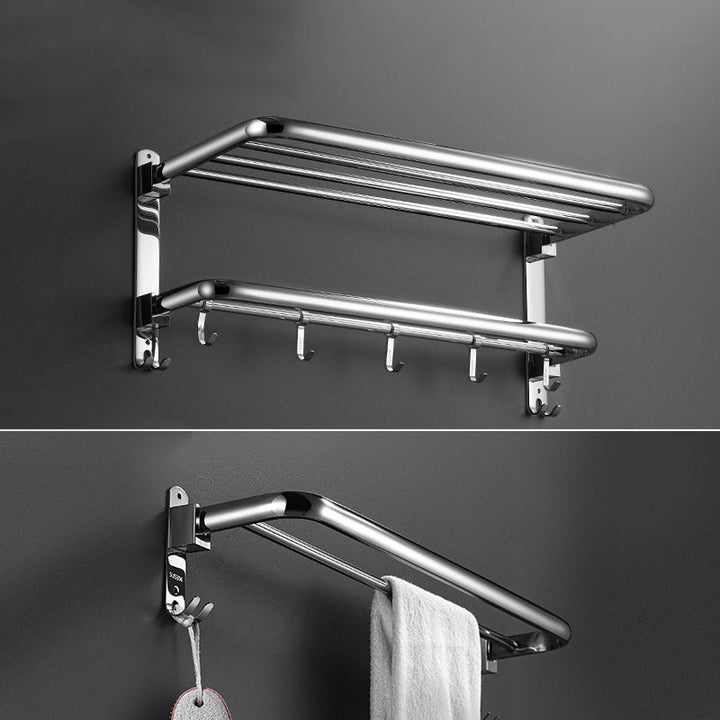 Kalsten | Modern Stainless Steel Towel Bar Bathroom Shelf Bathroom Accessories Set