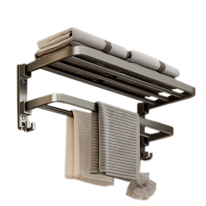 Kalsten | Modern Stainless Steel Bathroom Shelf Bathroom Accessories Set Towel Holder Bathroom Set