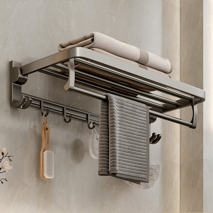 Kalsten | Modern Stainless Steel Bathroom Shelf Bathroom Accessories Set Towel Holder Bathroom Set
