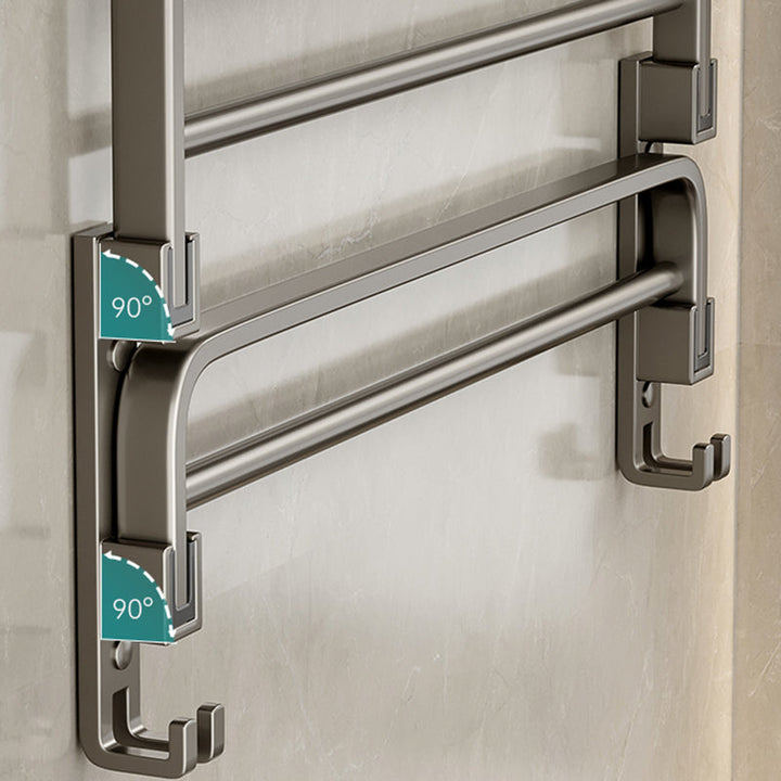 Kalsten | Modern Stainless Steel Bathroom Shelf Bathroom Accessories Set Towel Holder Bathroom Set