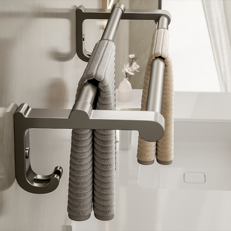 Kalsten | Modern Stainless Steel Bathroom Shelf Bathroom Accessories Set Towel Holder Bathroom Set
